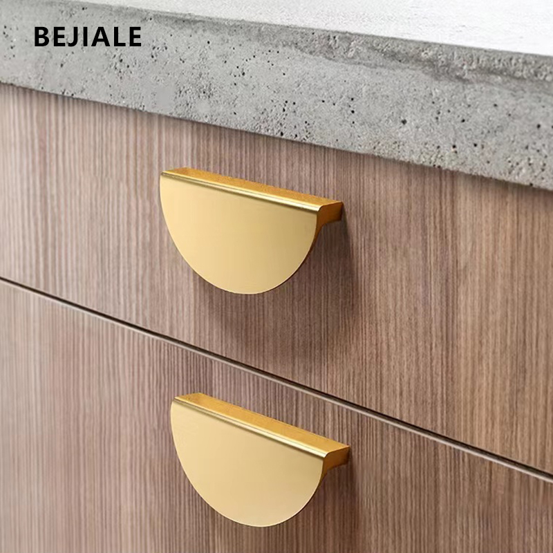 Furniture Rotating Hardware - 1PC Schrank Türgriff Semi-kreis Paar Montiert