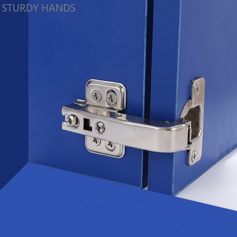 Soft Close Hinge - 5 Stück 90-Grad-Hydraulikscharniere aus Edelstahl mit