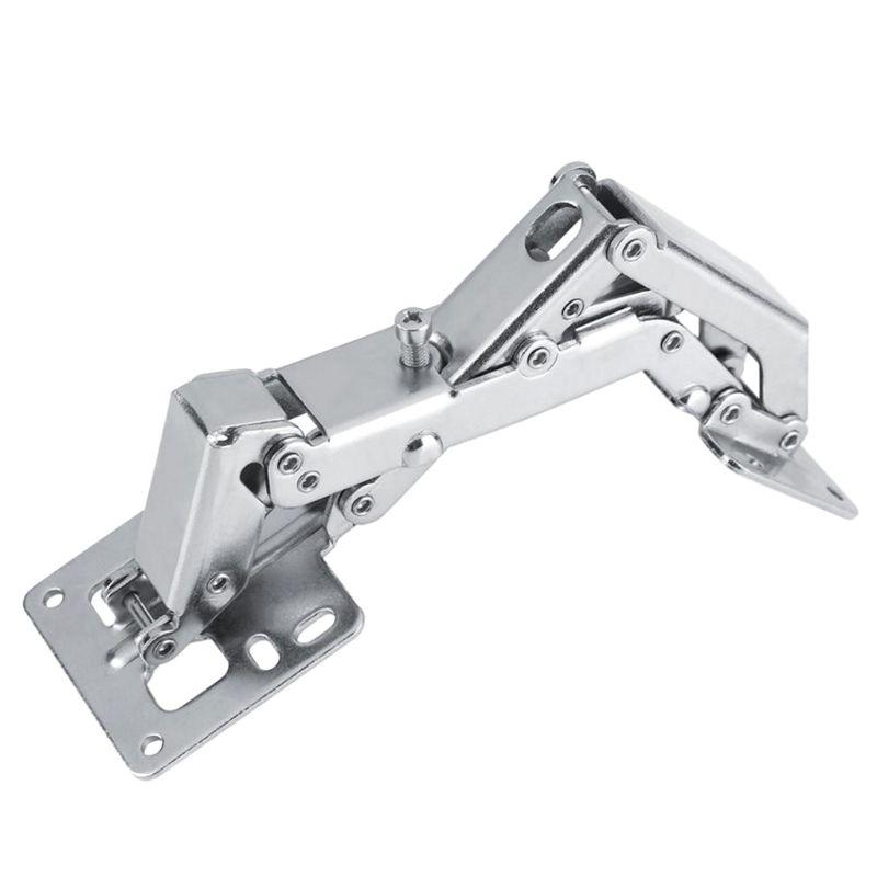 Soft Close Hinge - Küchenschrank-Ecktürscharniere, kein Bohren, Metall-Soft-Close-Scharnier, 170-Grad-verdeckter Schrankscharnier-Ersatz