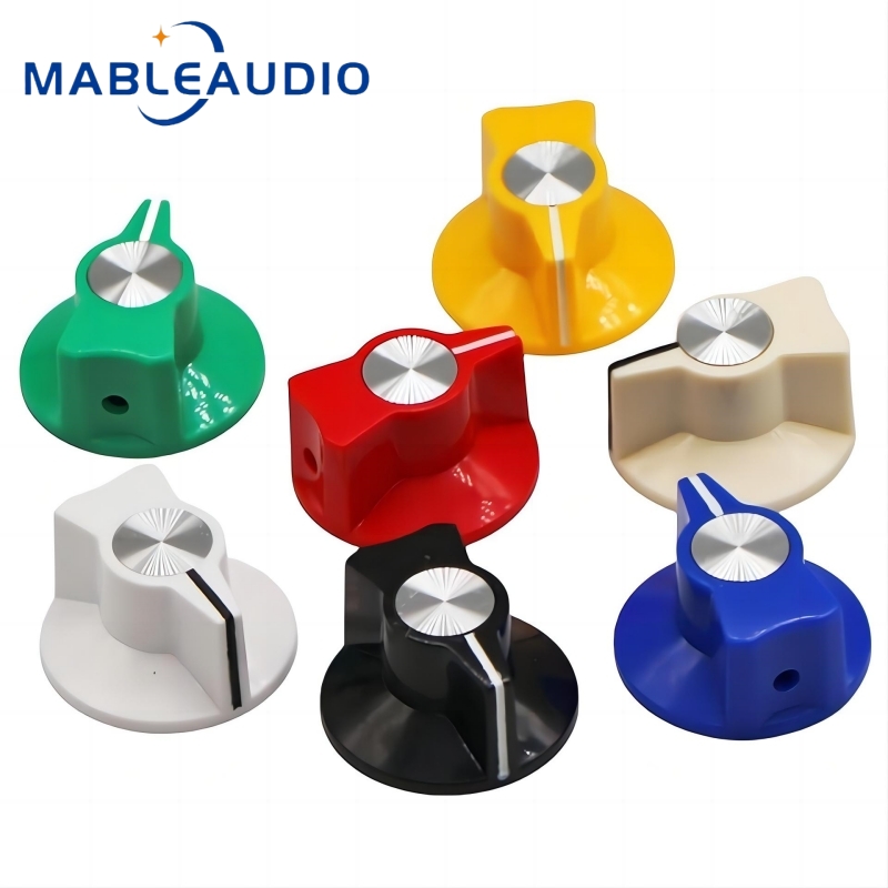 Cabinet Knob Round - Farbe Kunststoff Runder Knopf Gitarreneffektverstärker Lautsprecher