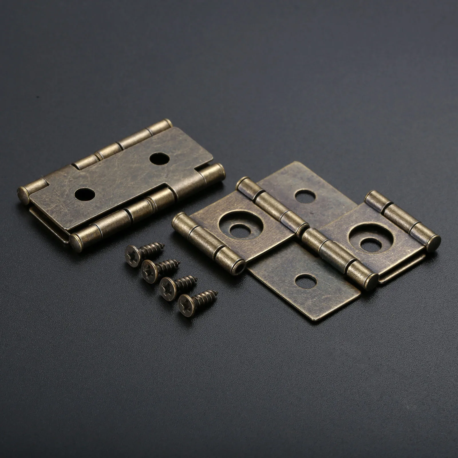 Soft Close Hinge - 2 stücke Antike Bronze Doppel Lager