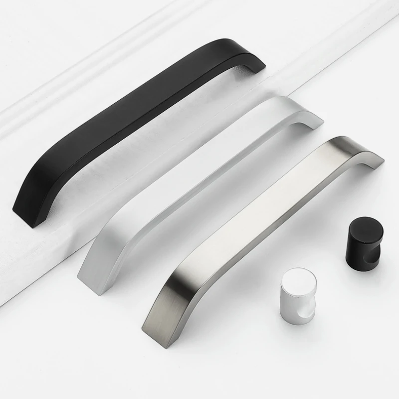 Furniture Rotating Hardware - 96 128 160 192mm Aluminium Moderner