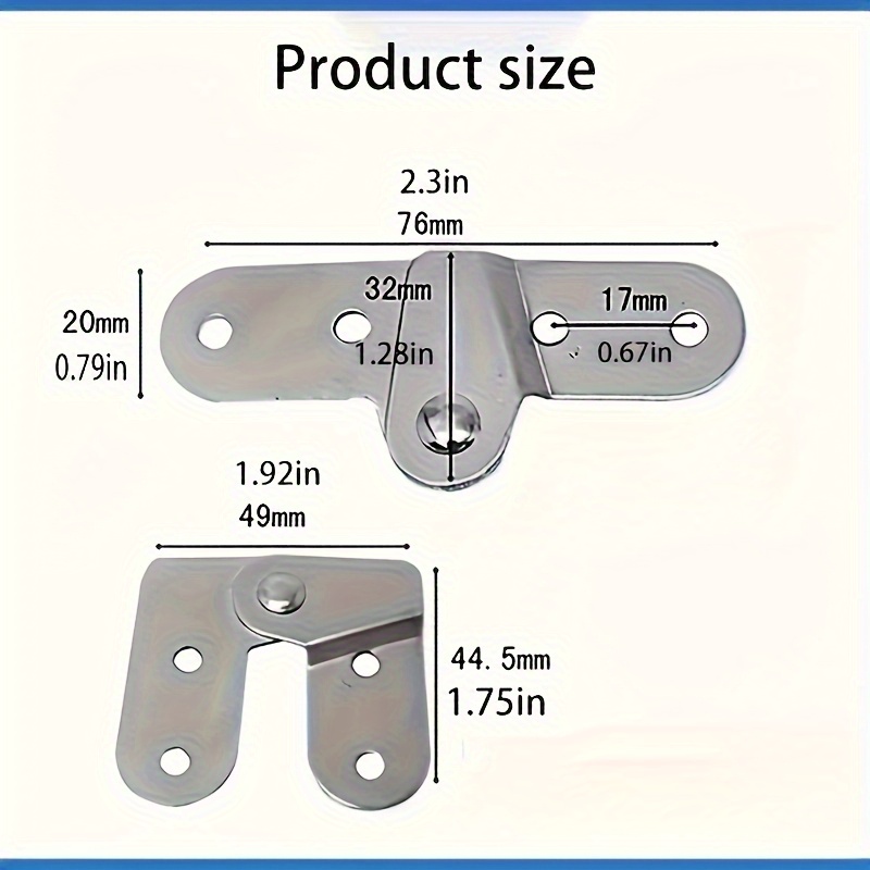 2 Stück Klappbare Leiterscharn – Furniture Rotating Hardware Bewertung und Preis