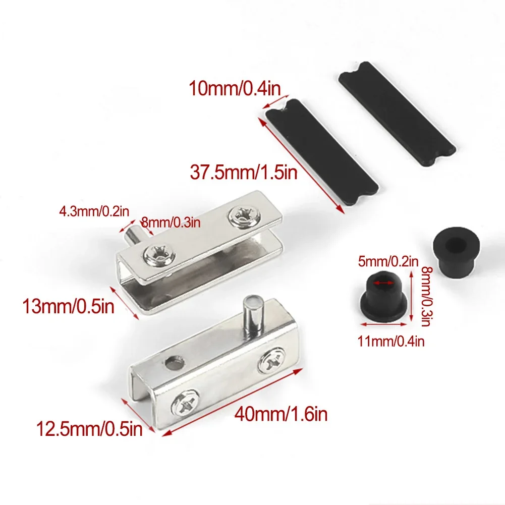 2Pcs Glas Pivot Scharnier Rota – Furniture Rotating Hardware Bewertung und Preis