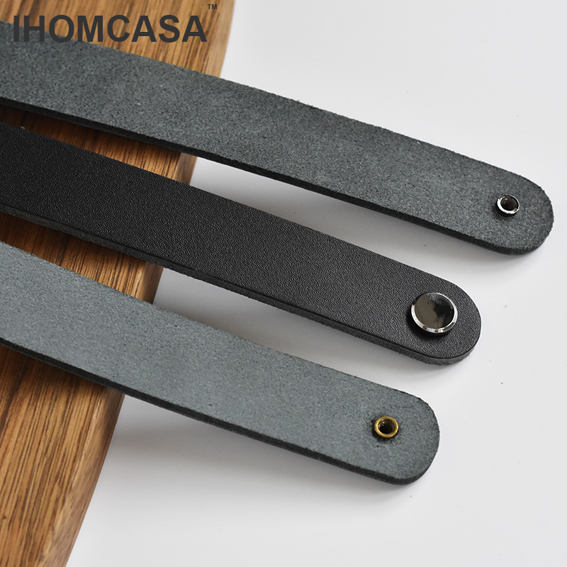 IHOMCASA Schwarze Lederknöpfe, – Furniture Rotating Hardware Bewertung und Preis