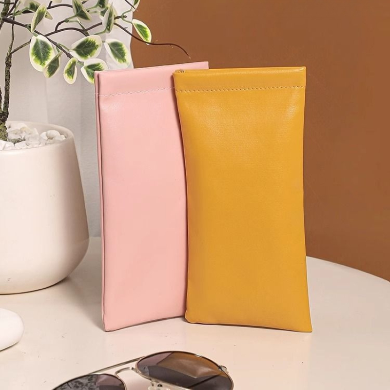 Unisex-Brillenetui aus Leder,  – Soft Close Hinge Bewertung und Preis